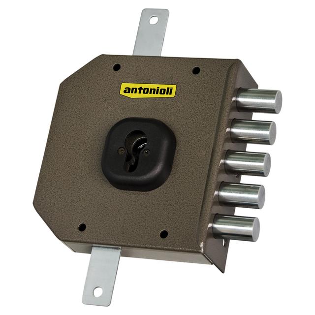 SERRATURA ANTONIOLI APPLICARE TRIPLICE CILINDRO 25 mm E60 mm DESTRA SENZA SCROCCO | Tecnomat SERRATURA ANTONIOLI APPLICARE TRIPLICE CILINDRO 25 mm E60 mm DESTRA SENZA SCROCCO | Tecnomat