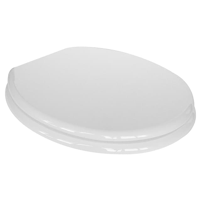COPRIWATER UNIVERSALE OVALE IN MDF BIANCO CERNIERE IN ACCIAIO INOX CON CHIAVE INCLUSA | Tecnomat COPRIWATER UNIVERSALE OVALE IN MDF BIANCO CERNIERE IN ACCIAIO INOX CON CHIAVE INCLUSA - 2 | Tecnomat
