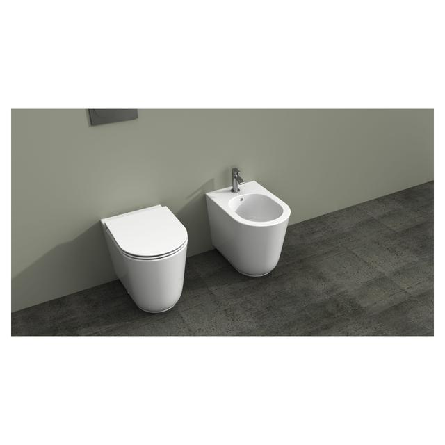 VASO SERIE JOHN FILO MURO CON SCARICO MULTIPLO SILENZIATO SENZA BRIDA IN CERAMICA BIANCA | Tecnomat VASO SERIE JOHN FILO MURO CON SCARICO MULTIPLO SILENZIATO SENZA BRIDA IN CERAMICA BIANCA | Tecnomat