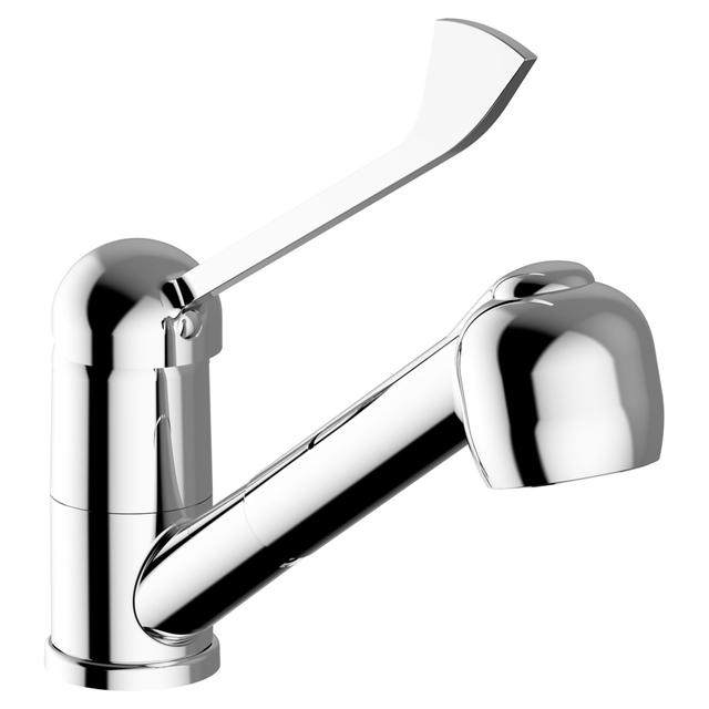 MISCELATORE LAVELLO TEOREMA BONNIE CROMO CON DOCCIA ESTRAIBILE LEVA CLINICA CARTUCCIA Ø 40 mm | Tecnomat MISCELATORE LAVELLO TEOREMA BONNIE CROMO CON DOCCIA ESTRAIBILE LEVA CLINICA CARTUCCIA Ø 40 mm - 2 | Tecnomat