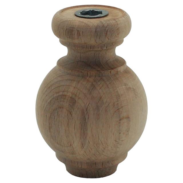 PIEDE PER MOBILE FISSO CON BUSSOLA M10 Ø 53 mm H 80 mm FAGGIO GREZZO | Tecnomat PIEDE PER MOBILE FISSO CON BUSSOLA M10 Ø 53 mm H 80 mm FAGGIO GREZZO | Tecnomat