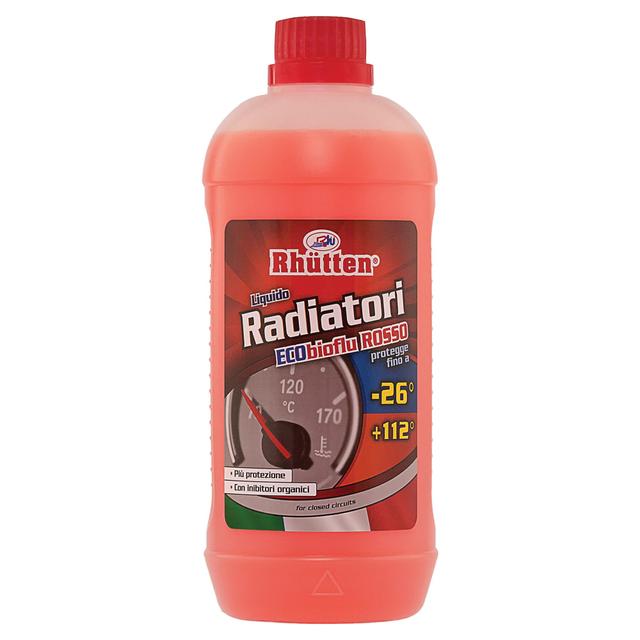 LIQUIDO RADIATORE ROSSO -26° 1 l RHUTTEN PRONTO USO | Tecnomat LIQUIDO RADIATORE ROSSO -26° 1 l RHUTTEN PRONTO USO | Tecnomat