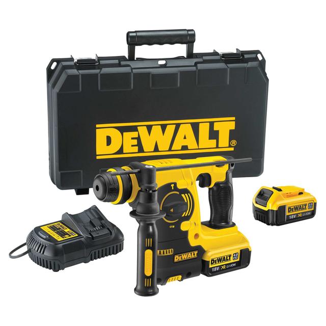 TASSELLATORE DEWALT 18 V DCH253M2-QW POTENZA DEL COLPO 2,1 J 2 BATTERIE 4 Ah | Tecnomat TASSELLATORE DEWALT 18 V DCH253M2-QW POTENZA DEL COLPO 2,1 J 2 BATTERIE 4 Ah | Tecnomat