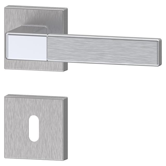 MANIGLIA A ROSETTA FROSIO - ASTI2 ZAMA CROMATO/CROMO SATINATO QUADRO 8 mm | Tecnomat MANIGLIA A ROSETTA FROSIO - ASTI2 ZAMA CROMATO/CROMO SATINATO QUADRO 8 mm - 2 | Tecnomat