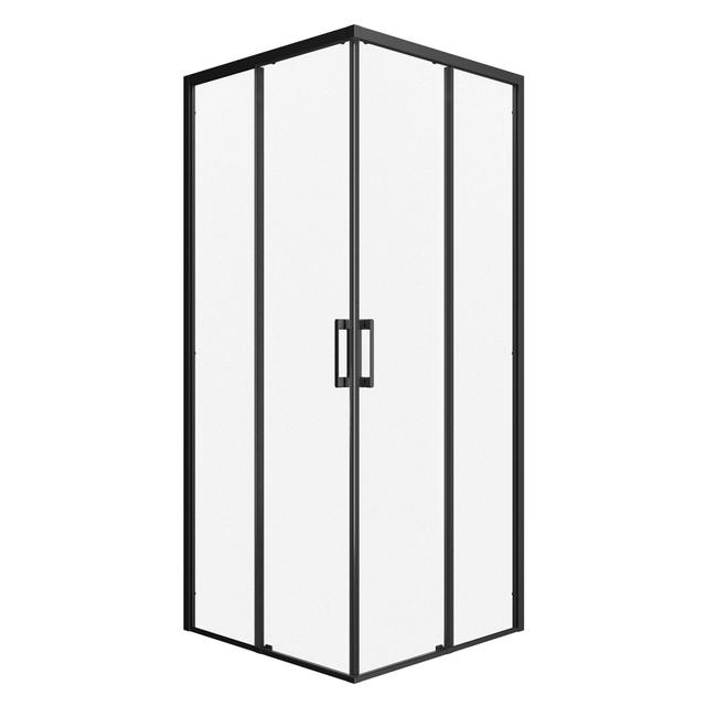 LATO PER ANGOLO FILA (77-79) H 200 cm SINISTRA VETRO TRASPARENTE 6 mm PROFILI NERI | Tecnomat LATO PER ANGOLO FILA (77-79) H 200 cm SINISTRA VETRO TRASPARENTE 6 mm PROFILI NERI | Tecnomat