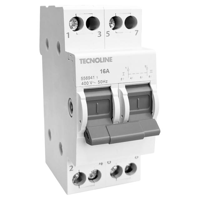 INTERRUTTORE MAGNETOTERMICO TECNOLINE DIFFERENZIALE 2P 16A TIPO F 30mA 6KA 230V 2 MODULI | Tecnomat INTERRUTTORE MAGNETOTERMICO TECNOLINE DIFFERENZIALE 2P 16A TIPO F 30mA 6KA 230V 2 MODULI - 2 | Tecnomat