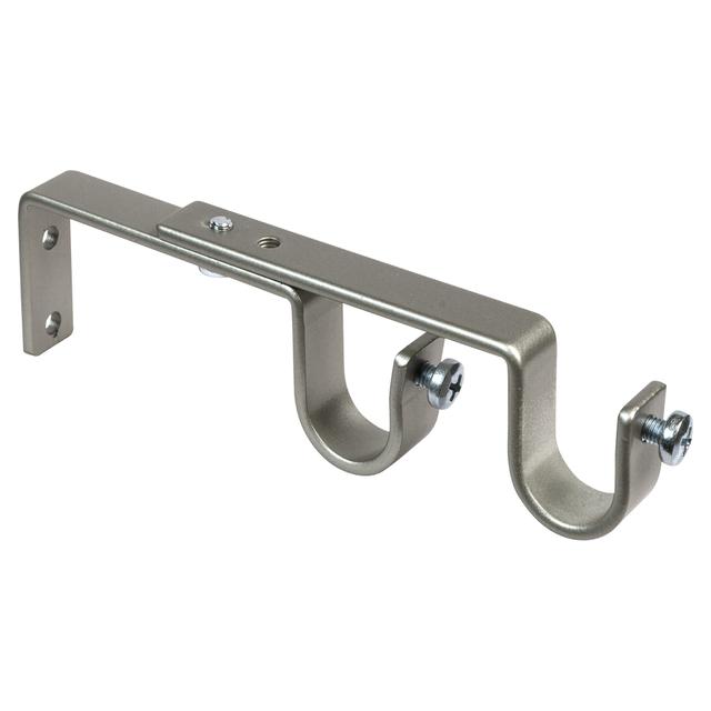 SUPPORTI PIATTINA DOPPI 15 cm COLOR NICHEL 2 PEZZI PER BASTONE Ø 20 mm | Tecnomat SUPPORTI PIATTINA DOPPI 15 cm COLOR NICHEL 2 PEZZI PER BASTONE Ø 20 mm | Tecnomat