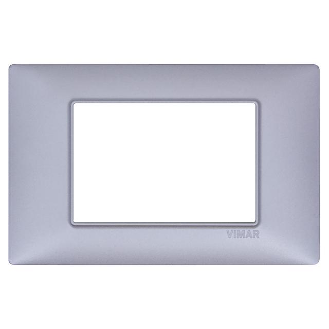 PLACCA VIMAR PLANA 3 MODULI ARGENTO OPACO | Tecnomat PLACCA VIMAR PLANA 3 MODULI ARGENTO OPACO | Tecnomat