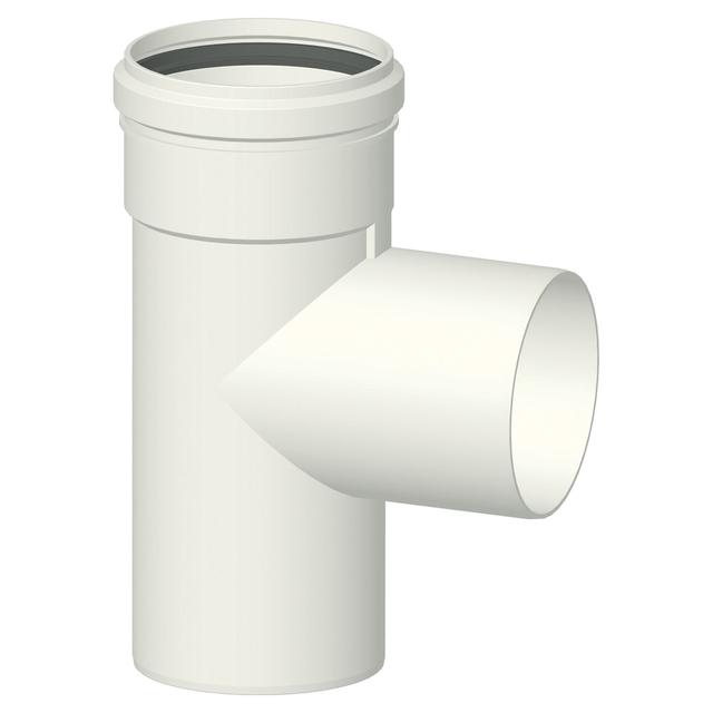 RACCORDO TEE FUMI STABILE CALDAIA CONDENSAZIONE MF Ø 80 mm IN POLIPROPILENE | Tecnomat RACCORDO TEE FUMI STABILE CALDAIA CONDENSAZIONE MF Ø 80 mm IN POLIPROPILENE | Tecnomat