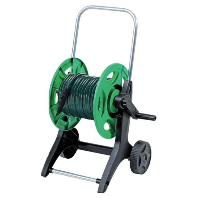 CARRELLO GF CON TUBO Ø 15 mm LUNGO 20 m COMPLETO DI RACCORDI, PRESA RUBINETTO, LANCIA A SPRUZZO | Tecnomat CARRELLO GF CON TUBO Ø 15 mm LUNGO 20 m COMPLETO DI RACCORDI, PRESA RUBINETTO, LANCIA A SPRUZZO - 2 | Tecnomat