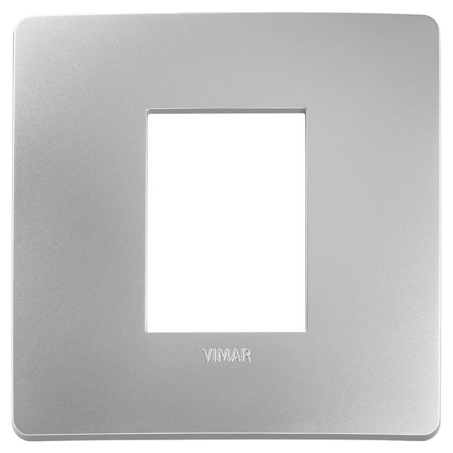 PLACCA VIMAR PLANA UP 2M ARGENTO TECNOPOLIMERO | Tecnomat PLACCA VIMAR PLANA UP 2M ARGENTO TECNOPOLIMERO - 2 | Tecnomat