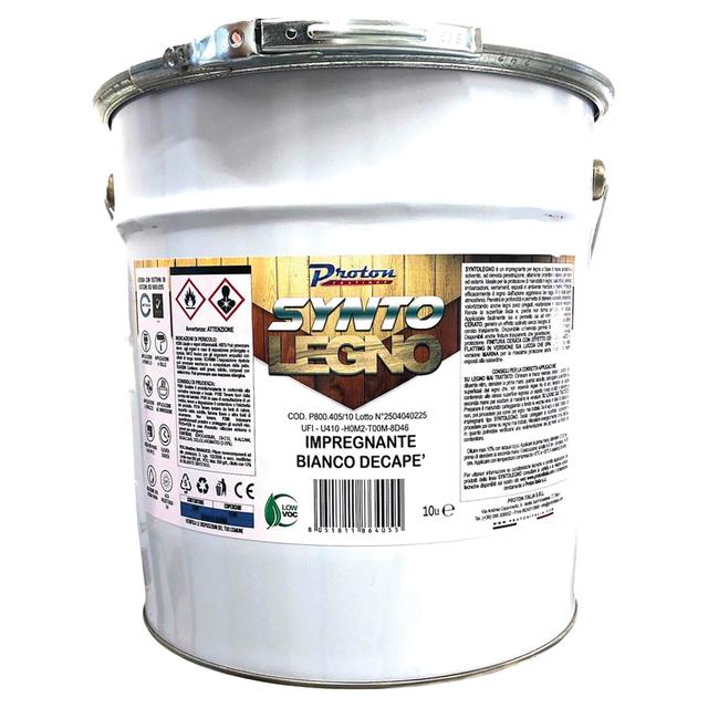 IMPREGNANTE SOLVENTE SYNTOLEGNO 10 l BIANCO DECAPE' | Tecnomat IMPREGNANTE SOLVENTE SYNTOLEGNO 10 l BIANCO DECAPE' - 2 | Tecnomat