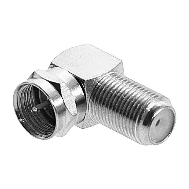 2 SPINE SAT TIPO F MASCHIO/FEMMINA 90° LEGA IN ZINCO CROMATO | Tecnomat 2 SPINE SAT TIPO F MASCHIO/FEMMINA 90° LEGA IN ZINCO CROMATO - 2 | Tecnomat