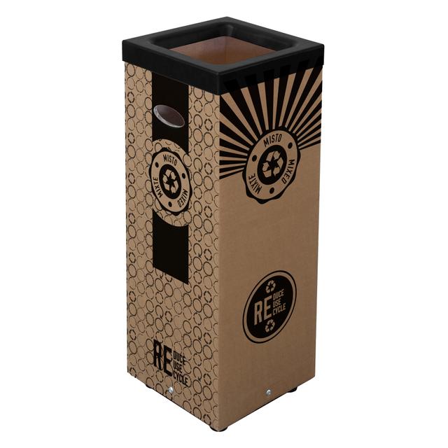 CONTENITORE IN CARTONE STILCASA 100 l 38x38xh80 cm SIMBOLO RIFIUTI MISTI | Tecnomat CONTENITORE IN CARTONE STILCASA 100 l 38x38xh80 cm SIMBOLO RIFIUTI MISTI | Tecnomat