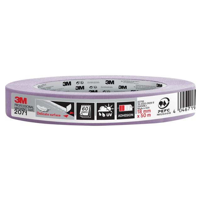 NASTRO MASCHERATURA 3M 2071 18mm x 50m VIOLA CARTA WASHI PER SUPERFICI DELICATE | Tecnomat NASTRO MASCHERATURA 3M 2071 18mm x 50m VIOLA CARTA WASHI PER SUPERFICI DELICATE - 2 | Tecnomat