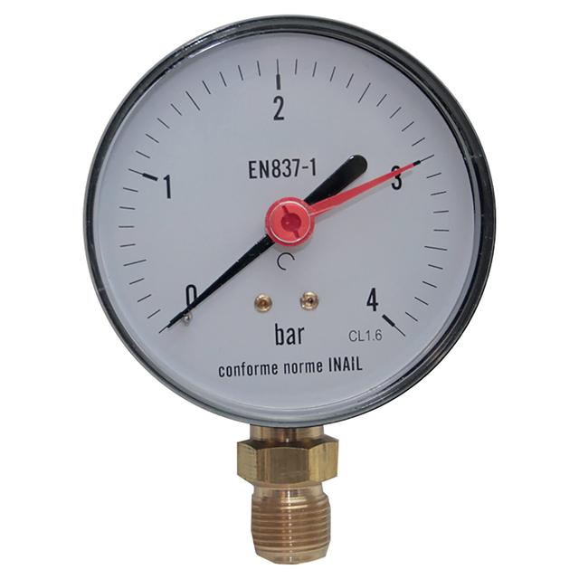 MANOMETRO RADIALE FERRARI Ø 63 mm X 1/4" 6 bar CONFORME NORMA INAIL EN 837.1 | Tecnomat MANOMETRO RADIALE FERRARI Ø 63 mm X 1/4" 6 bar CONFORME NORMA INAIL EN 837.1 | Tecnomat