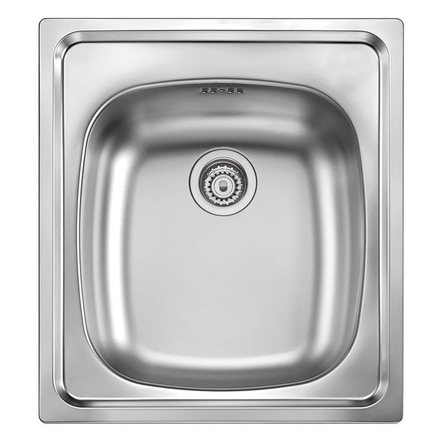 LAVELLO CINZIA 44x50 cm ACCIAIO INOX DA INCASSO 1 VASCA PILETTA 3'' | Tecnomat LAVELLO CINZIA 44x50 cm ACCIAIO INOX DA INCASSO 1 VASCA PILETTA 3'' | Tecnomat