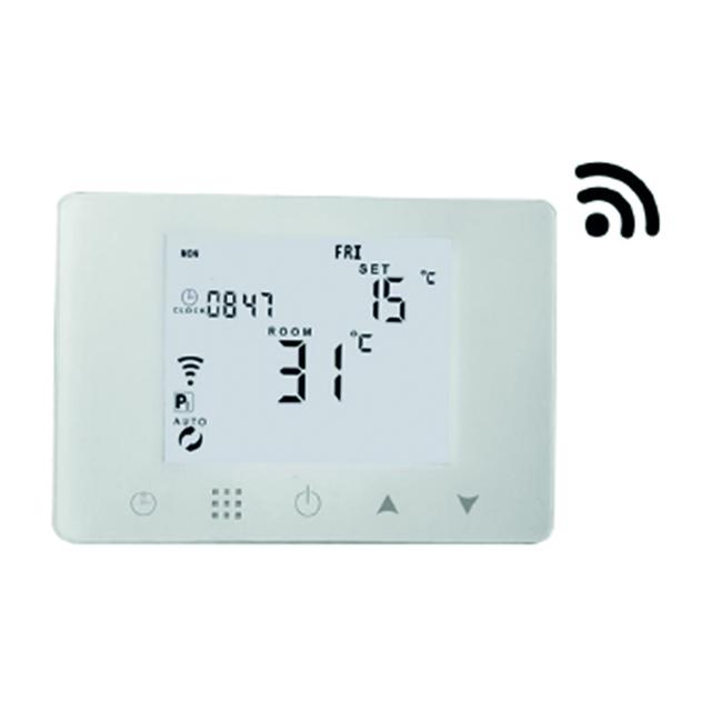 CRONOTERMOSTATO SETTIMANALE WI-FI 230V LCD DA PARETE COMPATIBILE ALEXA E GOOGLE ASSISTANT | Tecnomat CRONOTERMOSTATO SETTIMANALE WI-FI 230V LCD DA PARETE COMPATIBILE ALEXA E GOOGLE ASSISTANT | Tecnomat