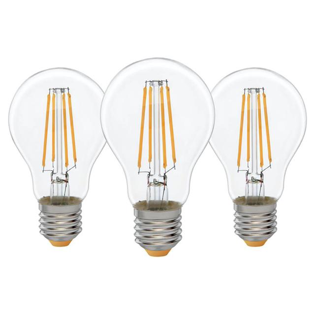 3 LAMPADINE SUPREMA LED FILAMENTO GOCCIA E27 3,8W 806lm 3000K LUCE CALDA 60x108 mm CLASSE A | Tecnomat 3 LAMPADINE SUPREMA LED FILAMENTO GOCCIA E27 3,8W 806lm 3000K LUCE CALDA 60x108 mm CLASSE A - 2 | Tecnomat