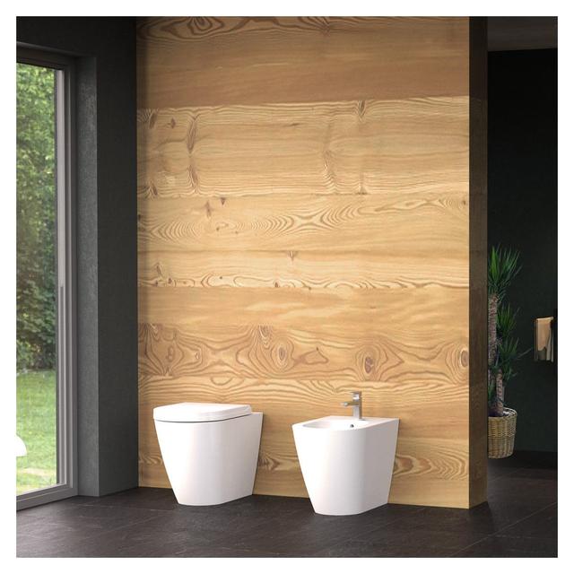 VASO SERIE LUNA FILO MURO A TERRA SCARICO MULTIPLO IN CERAMICA BIANCA | Tecnomat VASO SERIE LUNA FILO MURO A TERRA SCARICO MULTIPLO IN CERAMICA BIANCA | Tecnomat
