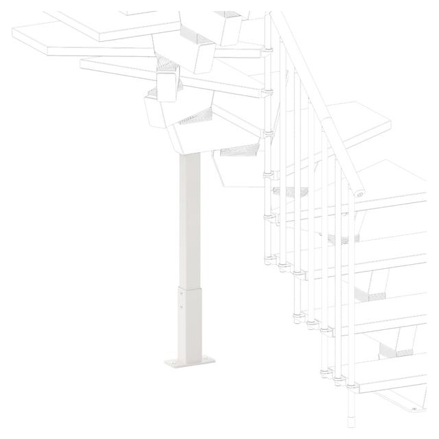 SOSTEGNO A TERRA SCALA MAXI COLORE ACCIAIO BIANCO | Tecnomat SOSTEGNO A TERRA SCALA MAXI COLORE ACCIAIO BIANCO | Tecnomat