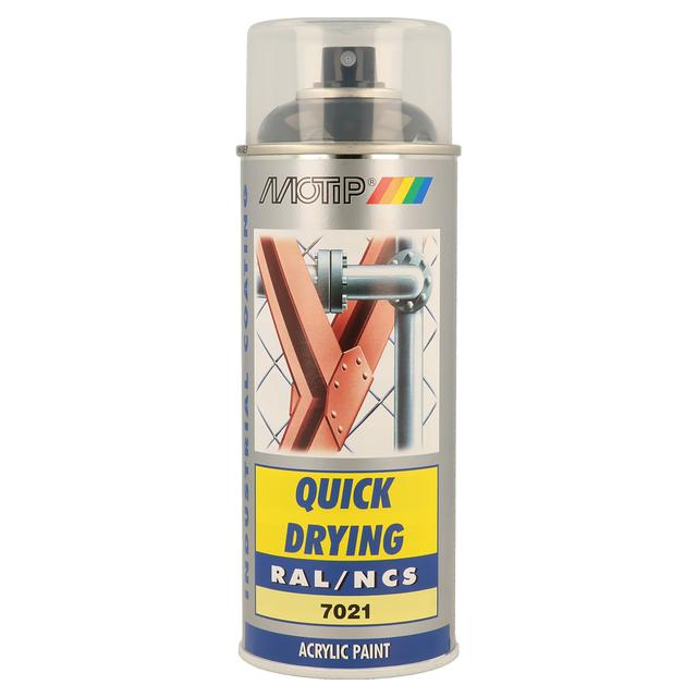 SMALTO SPRAY INDUSTRIAL MOTIP RAL 7021 GRIGIO NERO 400 ml | Tecnomat SMALTO SPRAY INDUSTRIAL MOTIP RAL 7021 GRIGIO NERO 400 ml | Tecnomat