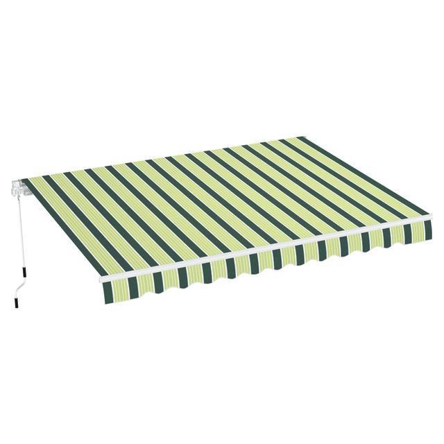 TENDA DA SOLE BARRA QUADRA RIGATO VERDE 4x3 m (LxH) | Tecnomat TENDA DA SOLE BARRA QUADRA RIGATO VERDE 4x3 m (LxH) - 2 | Tecnomat
