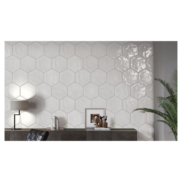 PAVIMENTO INTERNO ESAGONA CLOUD WHITE 24x27,7x1 cm PEI4 GRES PORCELLANATO | Tecnomat PAVIMENTO INTERNO ESAGONA CLOUD WHITE 24x27,7x1 cm PEI4 GRES PORCELLANATO | Tecnomat
