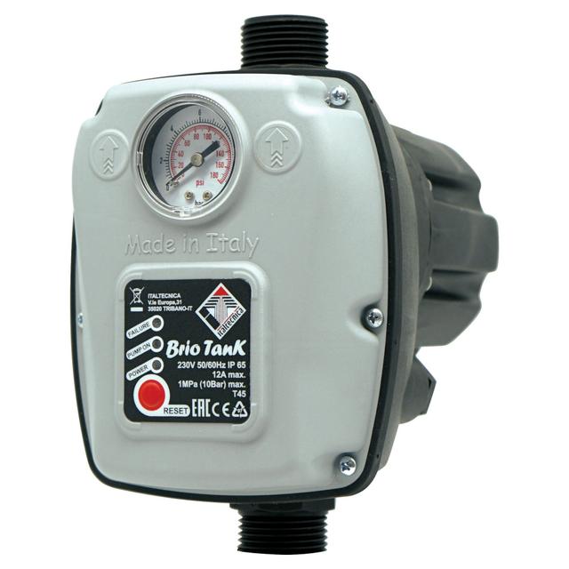 PRESSOFLUSSOSTATO ITALTECNICA BRIO TANK 2.0 REGOLABILE 1 - 3,5 BAR ALIMENTAZIONE 230 V | Tecnomat PRESSOFLUSSOSTATO ITALTECNICA BRIO TANK 2.0 REGOLABILE 1 - 3,5 BAR ALIMENTAZIONE 230 V - 2 | Tecnomat