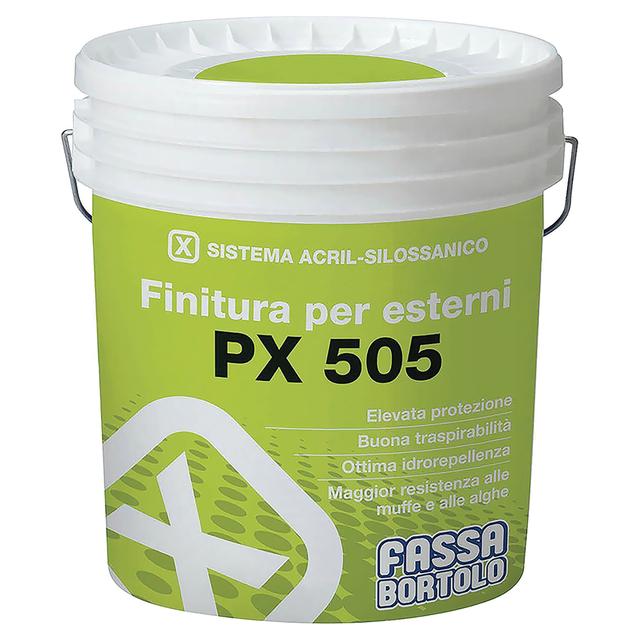 FINITURA ACRILSILOSSANICA PX505 FASSA 5 l BIANCA RIEMPITIVA 4-5 m² CON 1 l A 2 MANI | Tecnomat FINITURA ACRILSILOSSANICA PX505 FASSA 5 l BIANCA RIEMPITIVA 4-5 m² CON 1 l A 2 MANI - 2 | Tecnomat