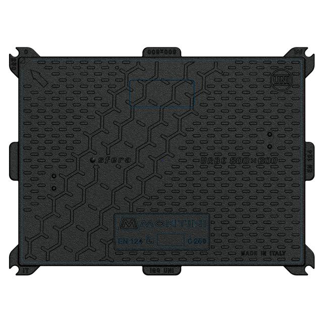 CHIUSINO IN GHISA URBE 800_600 80x60 cm CLASSE C250 | Tecnomat CHIUSINO IN GHISA URBE 800_600 80x60 cm CLASSE C250 | Tecnomat