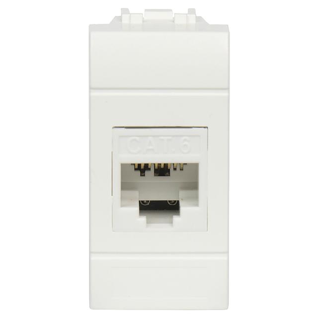 PRESA DATI RJ CAT5e UTP CONPATIBILE BTICINO LIGHT CRIMPAGGIO SENZA UTENSILE | Tecnomat PRESA DATI RJ CAT5e UTP CONPATIBILE BTICINO LIGHT CRIMPAGGIO SENZA UTENSILE | Tecnomat