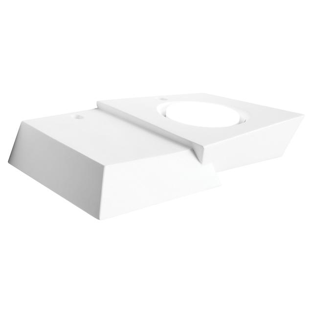 APPLIQUE TECNICO ANCHISE T375 2xGX53 FINO 10W IN GESSO COLORE BIANCO VERNICIABILE | Tecnomat APPLIQUE TECNICO ANCHISE T375 2xGX53 FINO 10W IN GESSO COLORE BIANCO VERNICIABILE | Tecnomat
