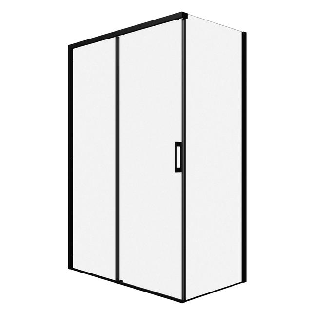 LATO ANGOLO FILA 96,5-98,5 PORTA 97-101 H200cm SINISTRA TRASPARENTE 6 mm PROFILI NERI | Tecnomat LATO ANGOLO FILA 96,5-98,5 PORTA 97-101 H200cm SINISTRA TRASPARENTE 6 mm PROFILI NERI | Tecnomat