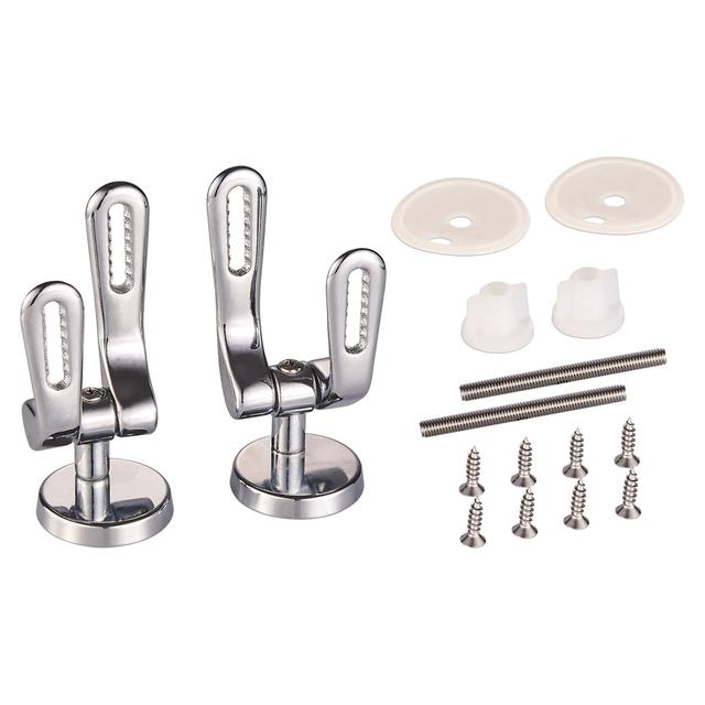 COPPIA CERNIERE UNIVERSALI PER COPRIWATER FISSAGGIO A VITE IN OTTONE | Tecnomat COPPIA CERNIERE UNIVERSALI PER COPRIWATER FISSAGGIO A VITE IN OTTONE | Tecnomat