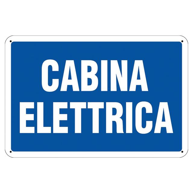 CARTELLO CABINA ELETTRICA IN PVC 30x20 cm | Tecnomat CARTELLO CABINA ELETTRICA IN PVC 30x20 cm - 2 | Tecnomat