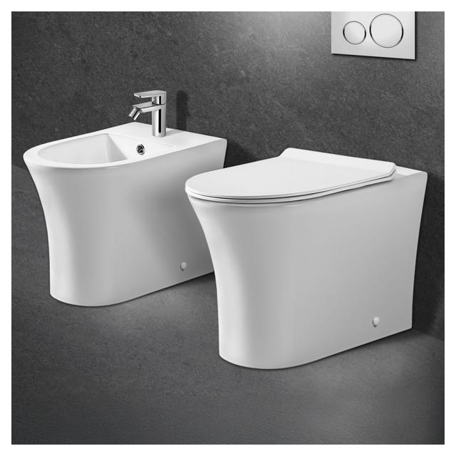 BIDET SERIE FENELIA FILO MURO IN CERAMICA BIANCA | Tecnomat BIDET SERIE FENELIA FILO MURO IN CERAMICA BIANCA - 2 | Tecnomat