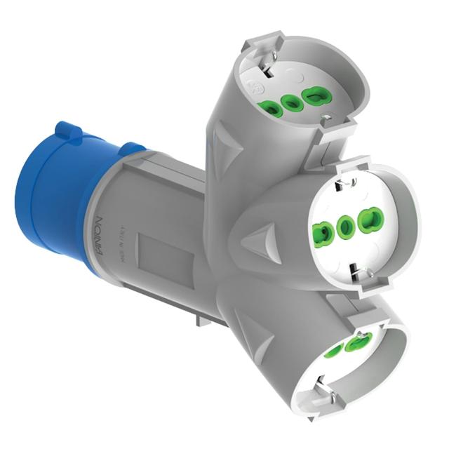 ADATTATORE MULTIPLO INDUSTRIALE FANTON SPINA 2P+T 16A 3 PRESE SCHUKO UNIVERSALI | Tecnomat ADATTATORE MULTIPLO INDUSTRIALE FANTON SPINA 2P+T 16A 3 PRESE SCHUKO UNIVERSALI | Tecnomat