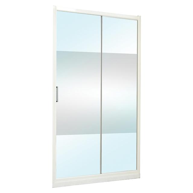 PORTA DOCCIA VITA SCORREVOLE 108-113H195 VETRO TEMPERATO SERIGRAFATO 6 mm ARGENTO LUCIDO | Tecnomat PORTA DOCCIA VITA SCORREVOLE 108-113H195 VETRO TEMPERATO SERIGRAFATO 6 mm ARGENTO LUCIDO | Tecnomat