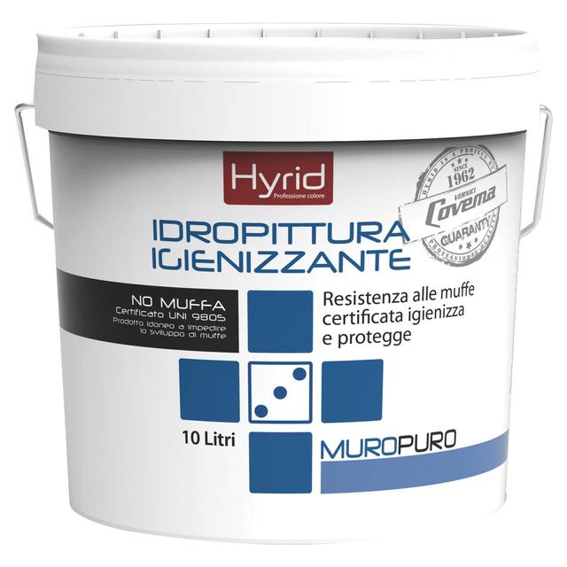 IDROPITTURA IGIENIZZANTE HYRID BIANCA 10 l IGIENIZZA E PROTEGGE 4-5 m² CON 1 l A 2 MANI | Tecnomat IDROPITTURA IGIENIZZANTE HYRID BIANCA 10 l IGIENIZZA E PROTEGGE 4-5 m² CON 1 l A 2 MANI | Tecnomat