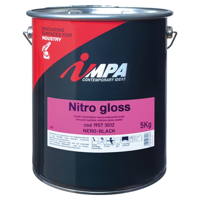 SMALTO NITRO IMPA LUCIDO NERO 5 kg IDEALE PER CARROZZERIA 7-8 mq/kg A 2 MANI | Tecnomat SMALTO NITRO IMPA LUCIDO NERO 5 kg IDEALE PER CARROZZERIA 7-8 mq/kg A 2 MANI | Tecnomat