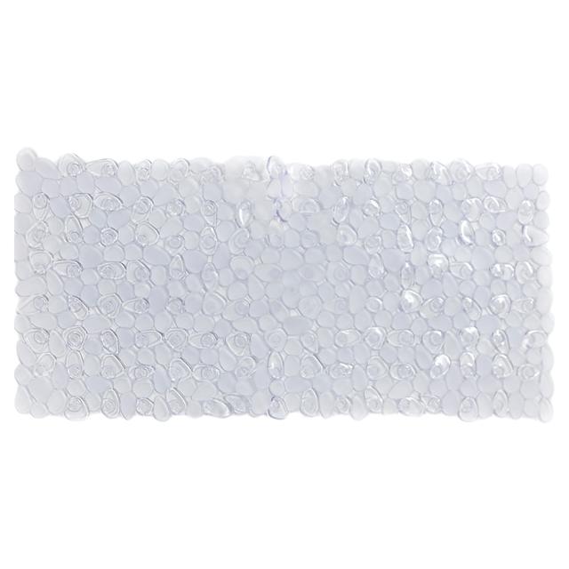 TAPPETO DOCCIA VASCA STONES RETTANGOLARE 36x91 cm ANTISCIVOLO IN VINILE TRASPARENTE | Tecnomat TAPPETO DOCCIA VASCA STONES RETTANGOLARE 36x91 cm ANTISCIVOLO IN VINILE TRASPARENTE - 2 | Tecnomat