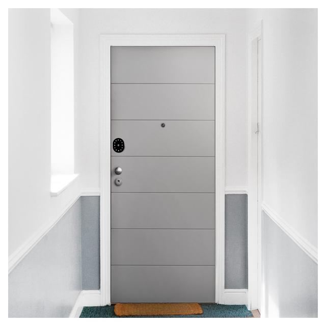 PORTA BLINDATA SECURE ARGENTO CLASSE 3 APERTURA SPINTA A DESTRA D SMART 210x90 cm (HxL) | Tecnomat PORTA BLINDATA SECURE ARGENTO CLASSE 3 APERTURA SPINTA A DESTRA D SMART 210x90 cm (HxL) - 2 | Tecnomat