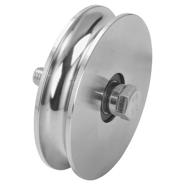RUOTE CANCELLO 2 CUSCINETTI GOLA TONDA Ø 100 mm PORTATA 410 kg 6PZ ZINCATE TUBOLARE Ø 50 mm | Tecnomat RUOTE CANCELLO 2 CUSCINETTI GOLA TONDA Ø 100 mm PORTATA 410 kg 6PZ ZINCATE TUBOLARE Ø 50 mm - 2 | Tecnomat