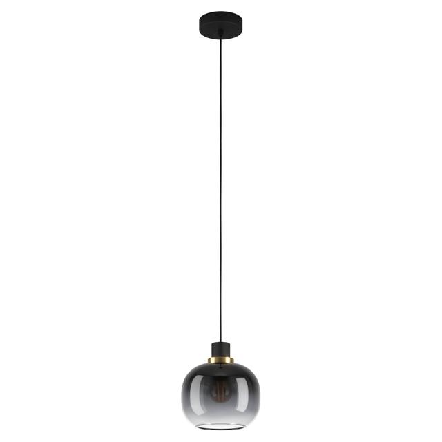 SOSPENSIONE OILELLA 1xE27 40W FINITURA VETRO FUME' GRIGIO NERO | Tecnomat SOSPENSIONE OILELLA 1xE27 40W FINITURA VETRO FUME' GRIGIO NERO | Tecnomat
