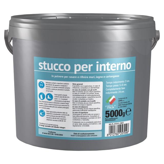 STUCCO IN POLVERE CIPIR SECCHIELLO 5 kg BIANCO PER INTERNO | Tecnomat STUCCO IN POLVERE CIPIR SECCHIELLO 5 kg BIANCO PER INTERNO | Tecnomat