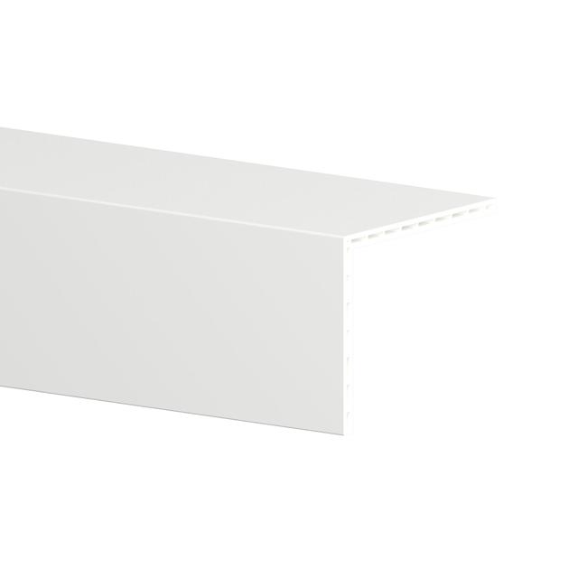 COPRIFILO PIATTO BIANCO SCATOLARE BARRA 2x3,25 METRI 50x8mm | Tecnomat COPRIFILO PIATTO BIANCO SCATOLARE BARRA 2x3,25 METRI 50x8mm - 2 | Tecnomat