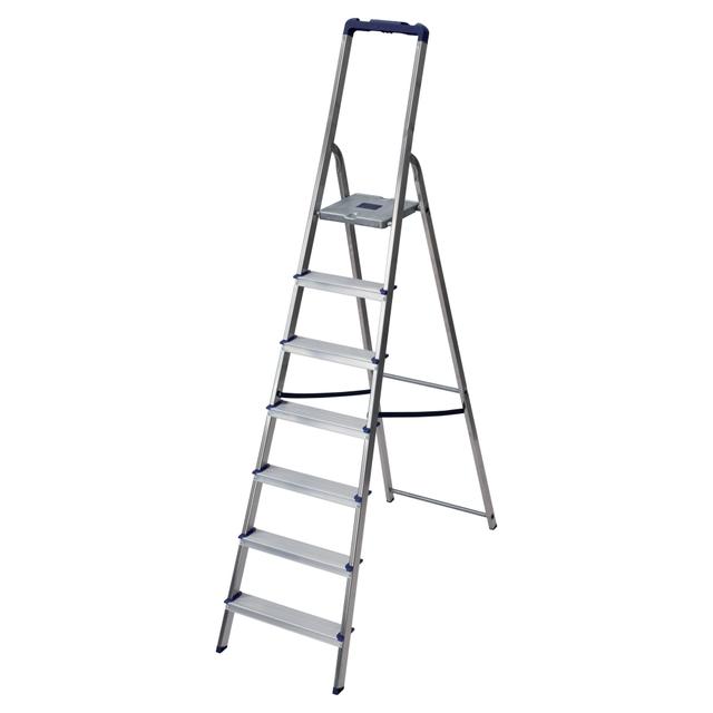 SCALA PARALLELA BETA ALLUMINIO 7 GRADINI PESO 6,60 kg PORTATA 150 kg ALTEZZA PEDANA 149 cm | Tecnomat SCALA PARALLELA BETA ALLUMINIO 7 GRADINI PESO 6,60 kg PORTATA 150 kg ALTEZZA PEDANA 149 cm | Tecnomat