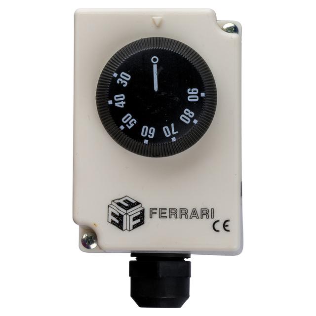 TERMOSTATO AD IMMERSIONE REGOLABILE FERRARI 30-90° 1/2'' x 100 mm 3 CONTATTI IP 20 230V | Tecnomat TERMOSTATO AD IMMERSIONE REGOLABILE FERRARI 30-90° 1/2'' x 100 mm 3 CONTATTI IP 20 230V - 2 | Tecnomat