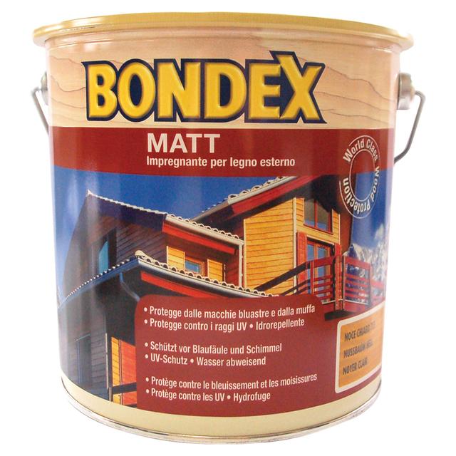 IMPREGNANTE SOLVENTE BONDEX MATT 10l NOCE CHIARO PRONTO ALL'USO 10-16 m² CON 1 l | Tecnomat IMPREGNANTE SOLVENTE BONDEX MATT 10l NOCE CHIARO PRONTO ALL'USO 10-16 m² CON 1 l | Tecnomat
